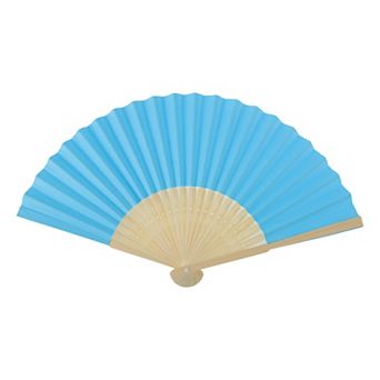 Portable DIY 7-Inch Blank Folding Fan 1 pc