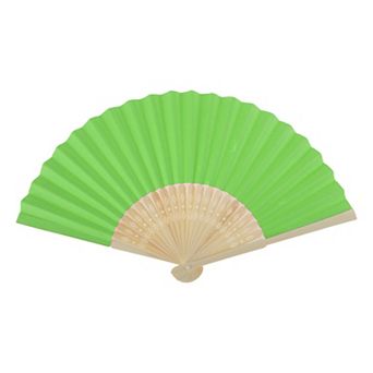 Portable DIY 7-Inch Blank Folding Fan 1 pc