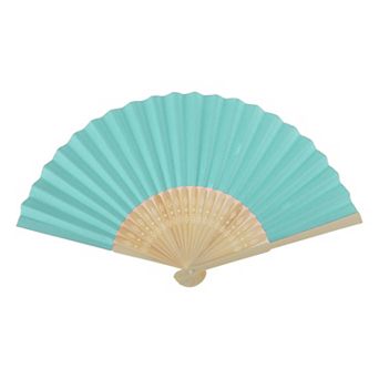 Portable DIY 7-Inch Blank Folding Fan 1 pc