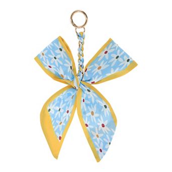 Trendy Long Scarf Ribbon Bow Handbag Charm 1 pc