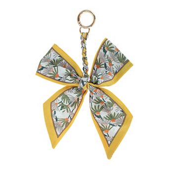 Trendy Long Scarf Ribbon Bow Handbag Charm 1 pc