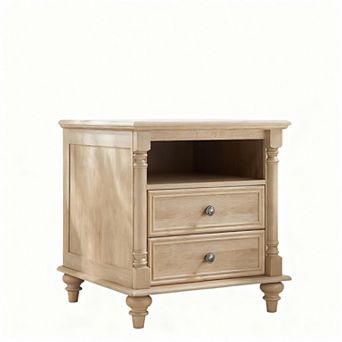 24-Inch Rustic Side Table, SuitableforBedroom/Living Room