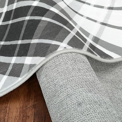 Modern Area Rug Machine Washable Non Shedding Stain Resistant Floor Cover for Living Room Laundry