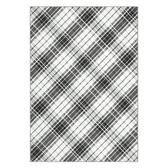 Modern Area Rug Machine Washable Non Shedding Stain Resistant Floor Cover for Living Room Laundry