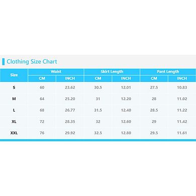 Women's High Waist Flared Stretchy Skort with Built in Short Liner Skirts