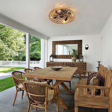 ELEMENT ACE Modern Ceiling Fan with Integrated Lighting and Remote Control