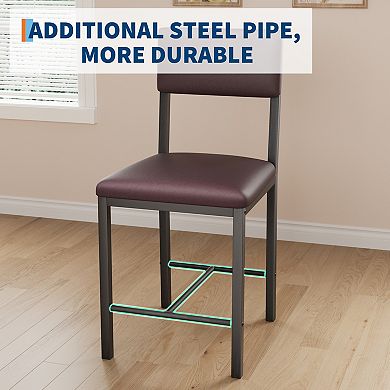 Wooden Dining Table Set for 4