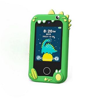 Kids Green Dinosaur Play Phone with Camera