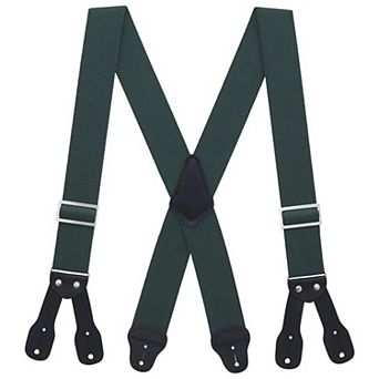 Suspender Store Logger Button Suspenders - Hunter