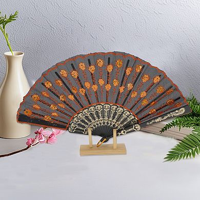 Sequins Folding Fan 1 Pc