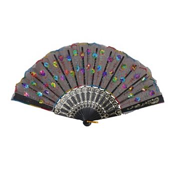 Sequins Folding Fan 1 pc