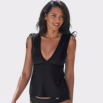 Lascana Women's Shoulder Detail Tankini Top