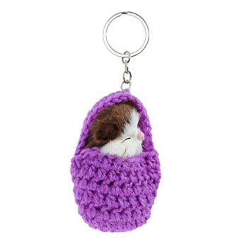 Fashion Slippers Sleeping Cat Handbag Charm 1 pc