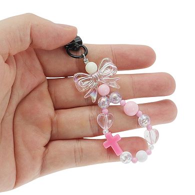 Bow Beads Handbag Charms Keychains 1 Pc