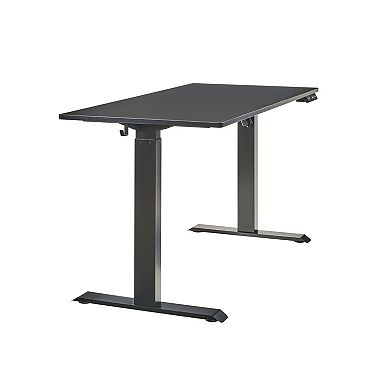 GOODSILO Height Adjustable Electric Standing Desk with Spacious Worksurface