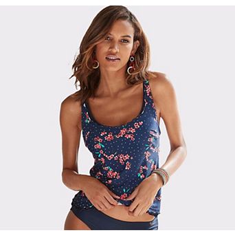 Lascana Women's Blossom Underwire Tankini Top
