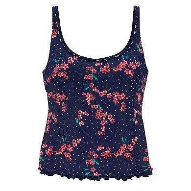 Lascana Women's Blossom Underwire Tankini Top