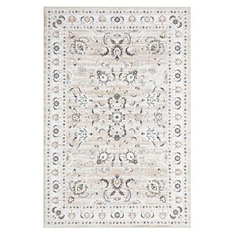 Vintage Area Rug Machine Washable Non Slip Non Shedding Stain Resistant Carpet for Bedroom Kitchen