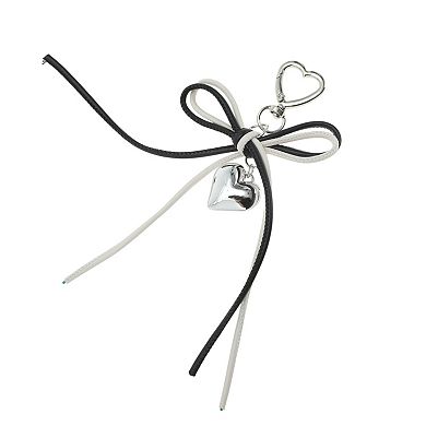 PU Bow Handbag Charms Keychains 1 Pc