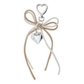 PU Bow Handbag Charms Keychains 1 pc