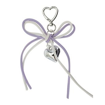 PU Bow Handbag Charms Keychains 1 pc