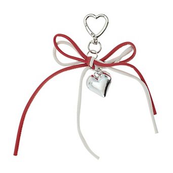 PU Bow Handbag Charms Keychains 1 pc