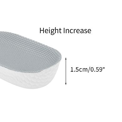 2 Pair Invisibility Height Increase Half Pad Sport Shoe Inserts 0.59"