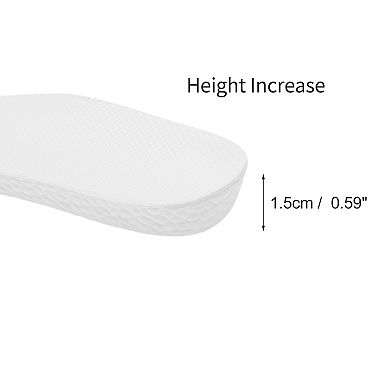 2 Pair Invisibility Height Increase Half Pad Sport Shoe Inserts 0.59"