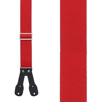 Suspender Store Logger Button Suspenders - Red