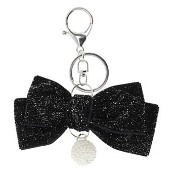 Fashion Velvet Bow Handbag Charm 1 pc