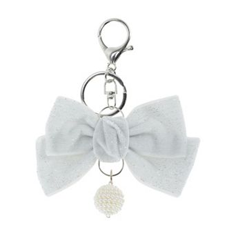 Fashion Velvet Bow Handbag Charm 1 pc
