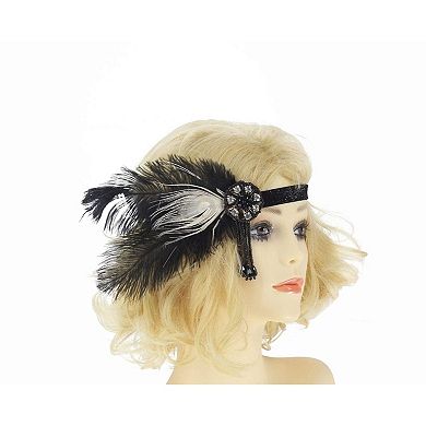 Womens 1920s Gatsby Style Fringe Beaded Party Dress with Set