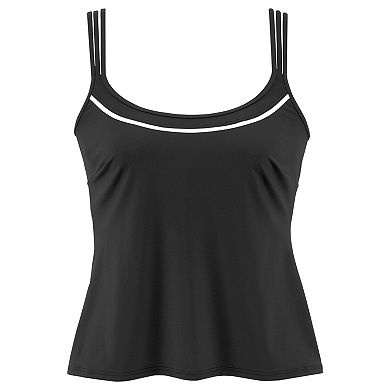 Lascana Women's Two-Tone Underwire Tankini Top