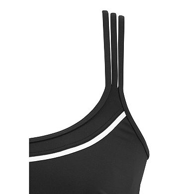 Lascana Women's Two-Tone Underwire Tankini Top