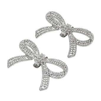 Bow Detachable Clip Shoe Accessories for Customizing Footwear 2 pc