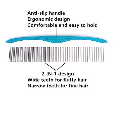 Stainless Steel Pet Grooming Comb