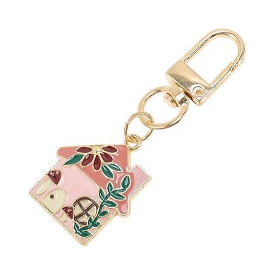 Flower House Handbag Charms Keychains 1 Pc