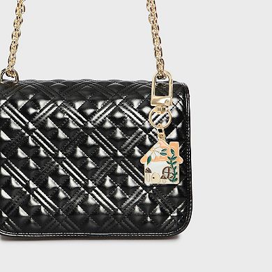 Flower House Handbag Charms Keychains 1 Pc