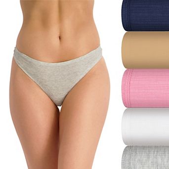 Juniors' SO® 5-Pack Ribbed Thong Panties SO83-115P5