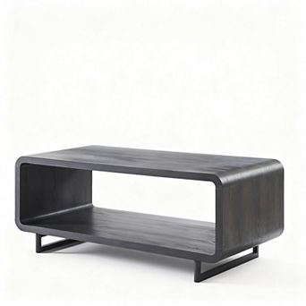 2 tier Rectangular Coffee Table with Storage
