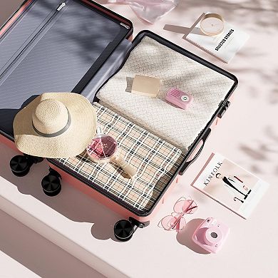 28" ABS Hard Shell Spinner Luggage with TSA Lock