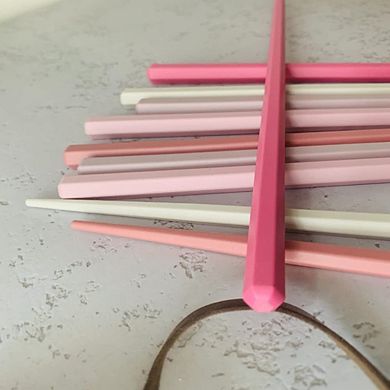 5 pairs Fiberglass Reusable Chopsticks Non-slip