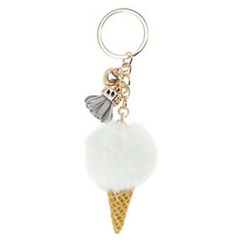 Fashion Tassel Ice Cream Cone Handbag Charm 1 pc