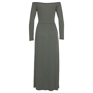 Lascana Women's Ruched Maxi Dress