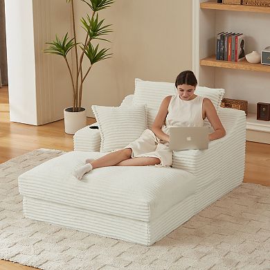 GOODSILO Modern Comfortable Cushioned Compression Sofa with Unique Cushion Design