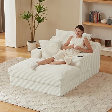 GOODSILO Modern Comfortable Cushioned Compression Sofa with Unique Cushion Design