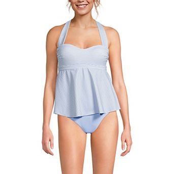 Women's Lands' End Sweetheart Fauxkini One-Piece Swimsuit