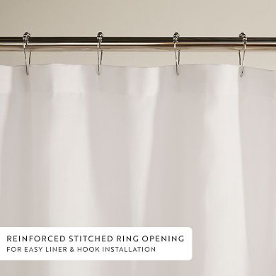 Home Collection Timeless Floral Patterned Shower Curtain