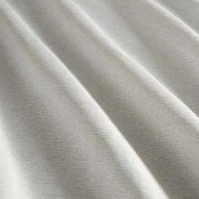 Home Collection Linen-Look Shower Curtain