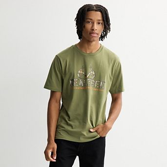 Men's REALTREE Leafy Insert Antler Graphic Tee